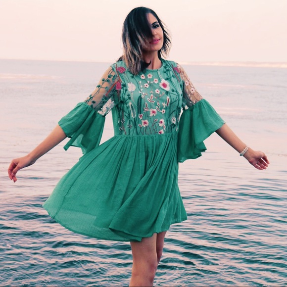 LAST1 🥰⭐️🌿Enchanted Forest Dress In Sage⭐️🌿 - Picture 6 of 8